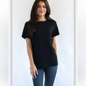 Classic Nursing T-shirt with zipper